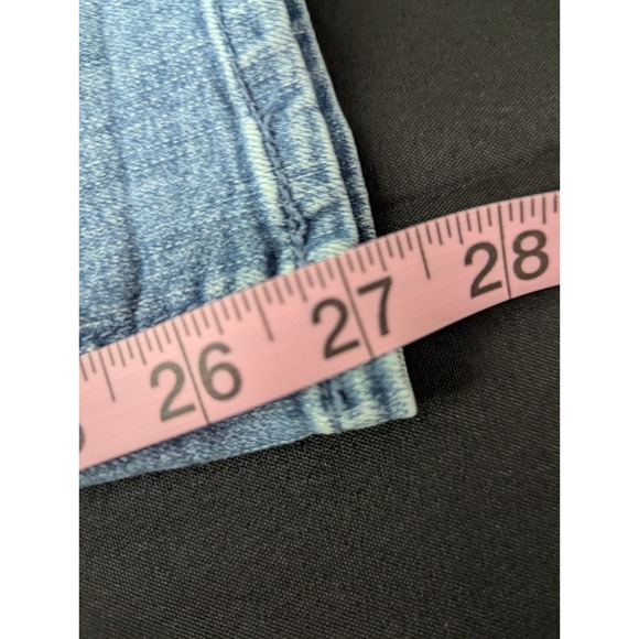 Democracy Absolution Jeans 4P Blue Medium Wash Straight Skinny Leg Stretch Denim - Picture 12 of 13